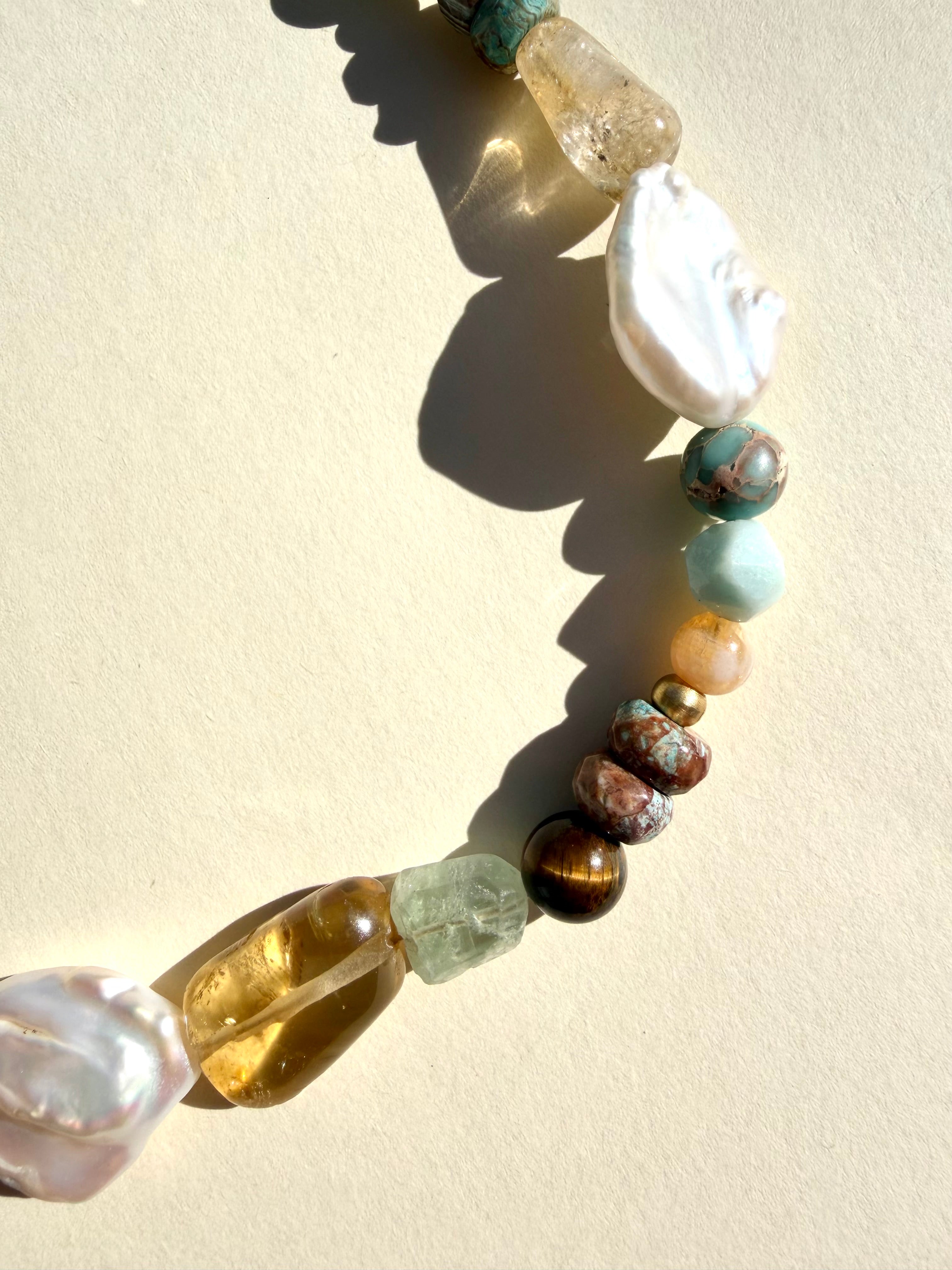 Mila Custom - Blue with fluorite