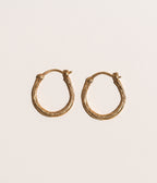 Solara Vermeil Hoops - Medium | Best Seller