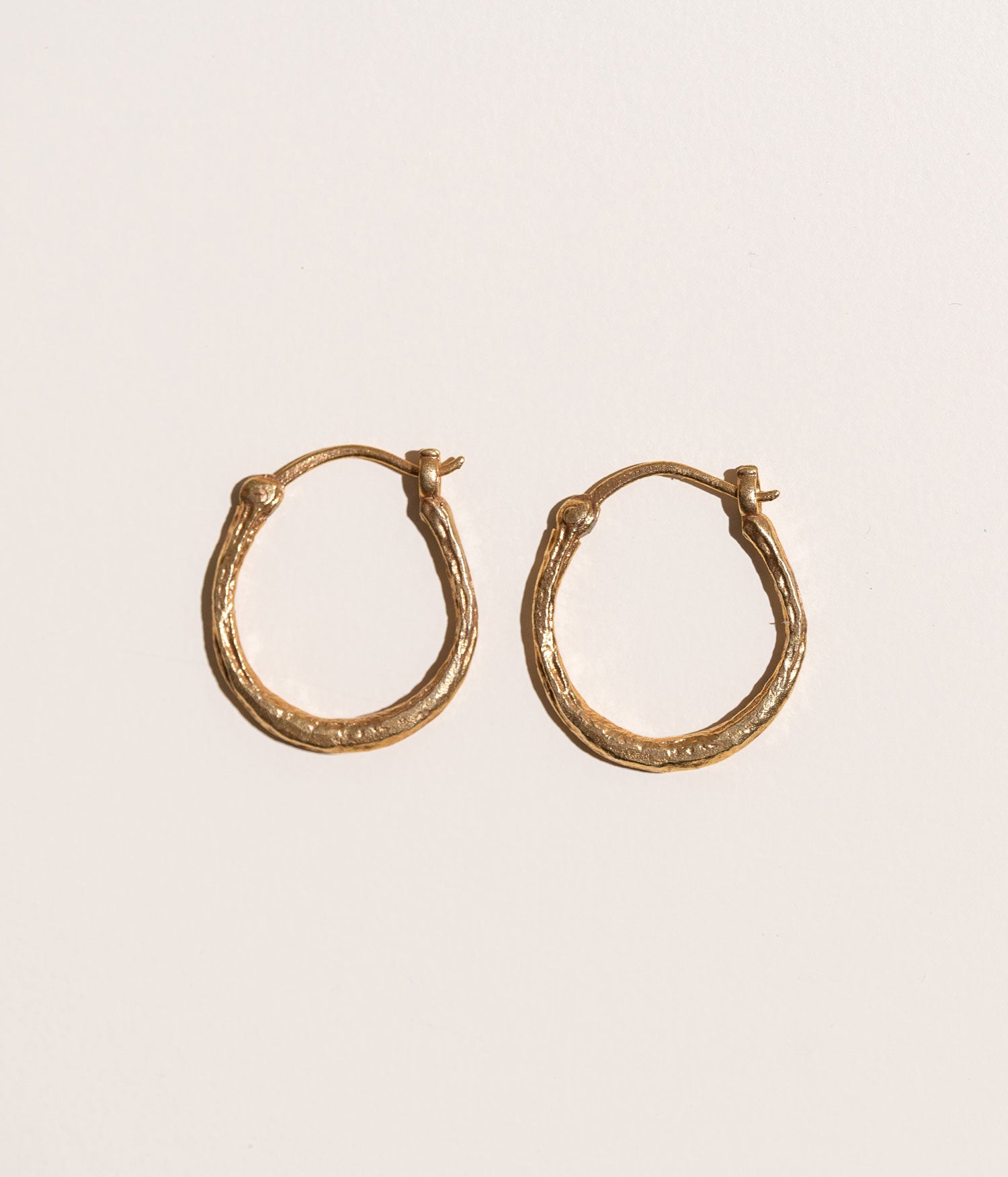 Solara Vermeil Hoops - Medium