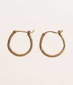 Solara Vermeil Hoops - Large