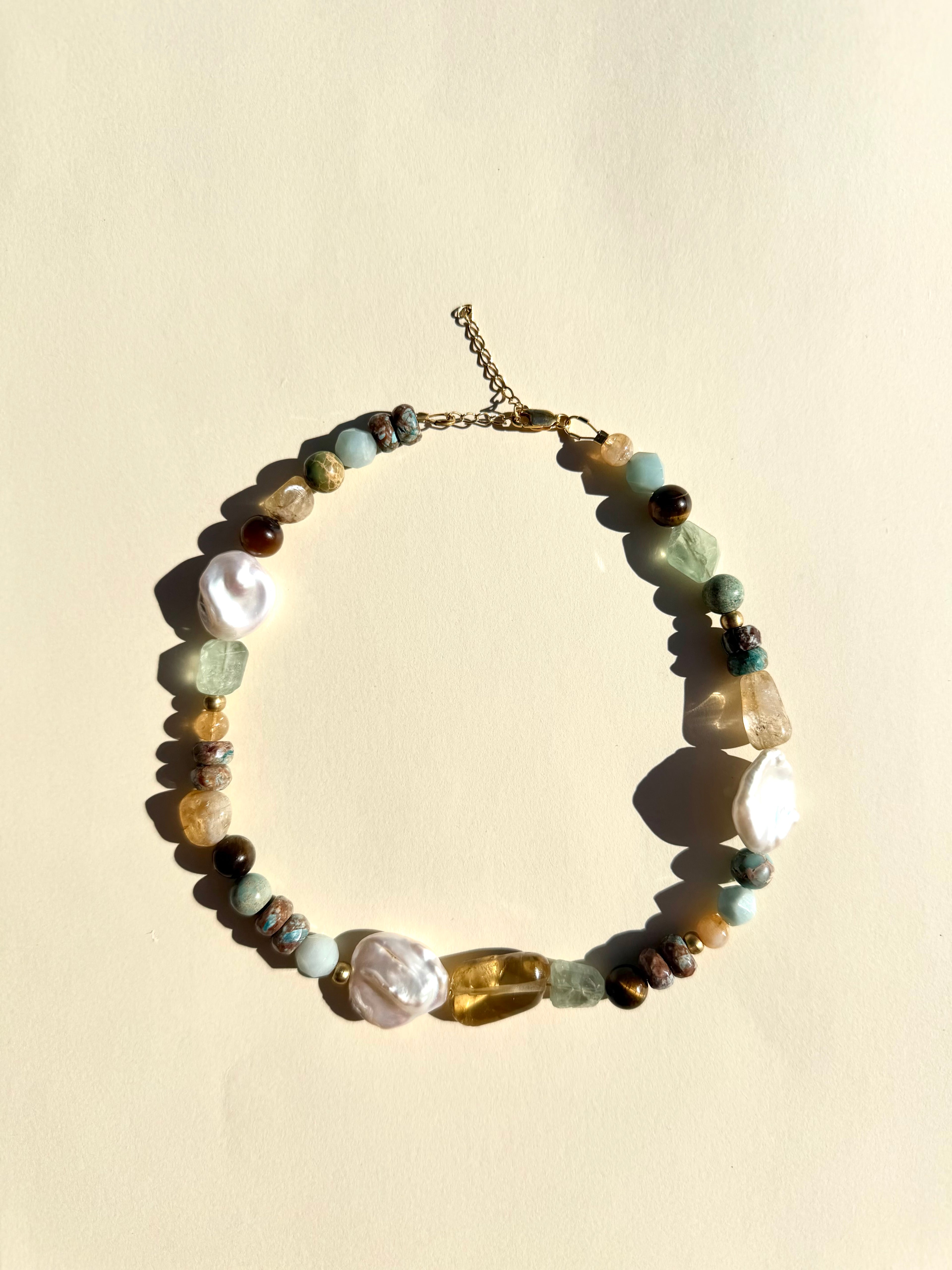 Mila Custom - Blue with fluorite