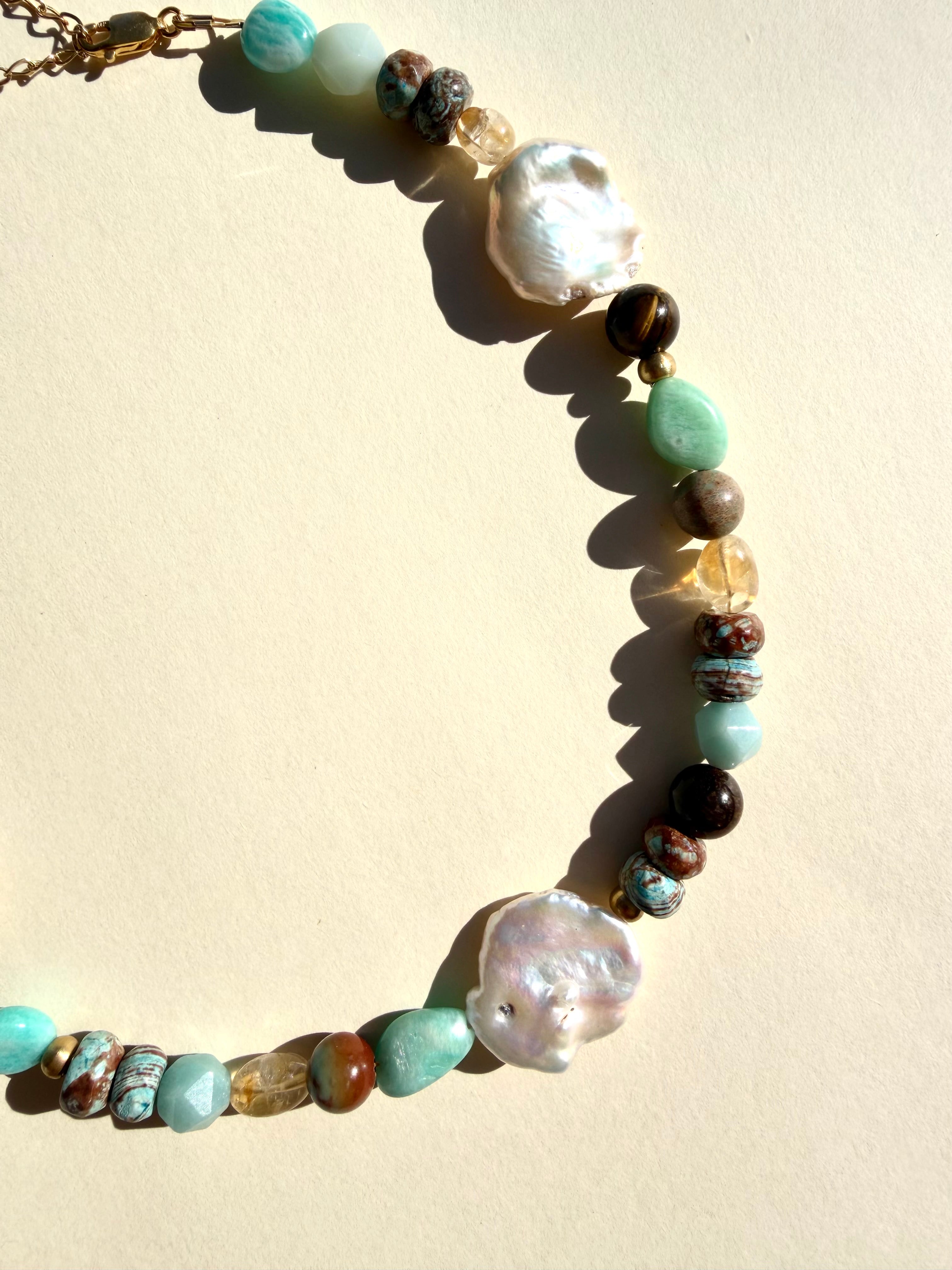 Mila Custom - Blue with Amazonite