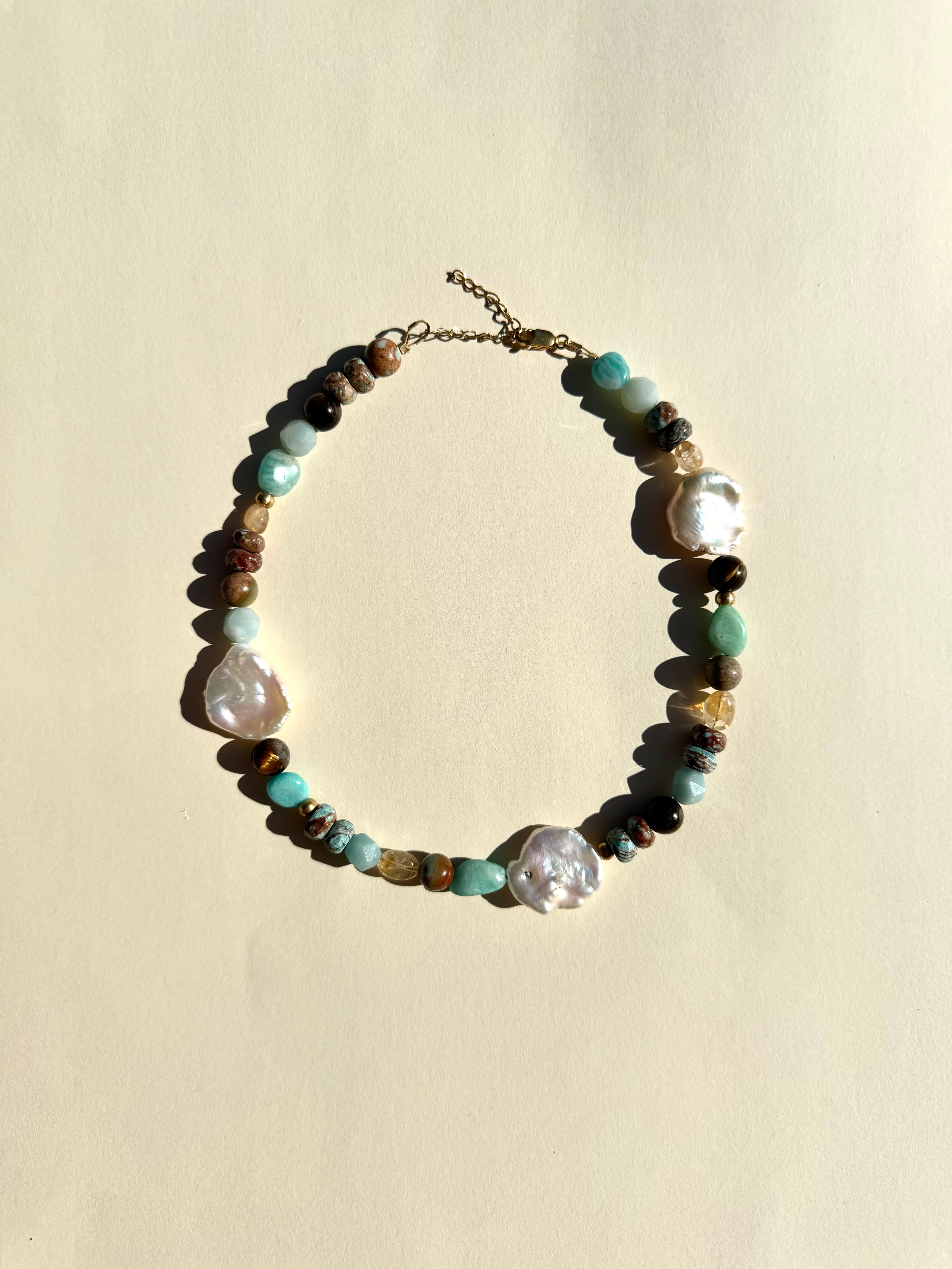 Mila Custom - Blue with Amazonite
