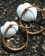 Solara Vermeil Hoops - Large