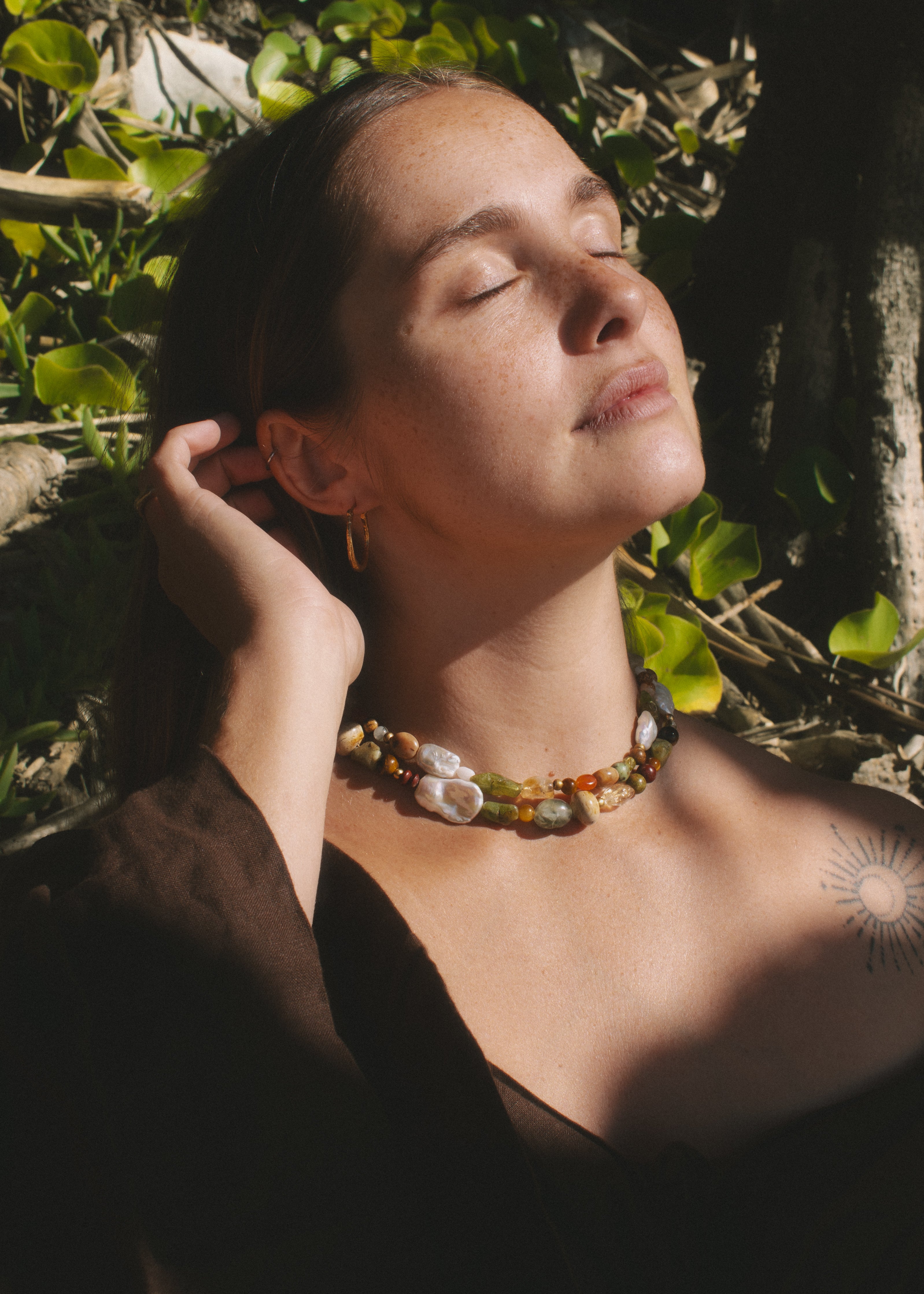 Solara Vermeil Hoops - Medium | Best Seller